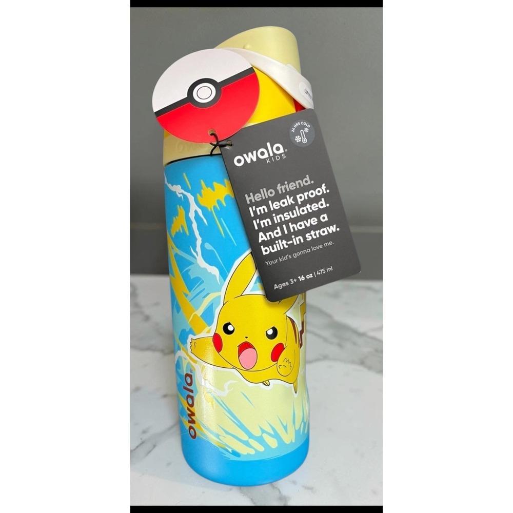 Owala Pokemon Pikachu 16oz FreeSip Bottle Target Exclusive 30th Anniversary NEW